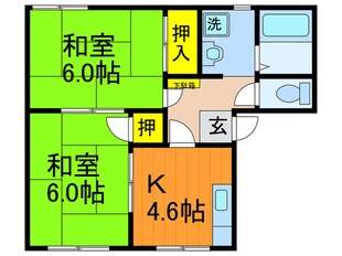 タウニイ吉井の物件間取画像